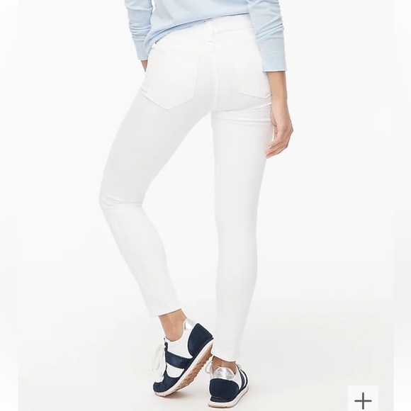 J Crew Factory 8"-rise white skinny jean in signature stretch size 31 NWT AW377 - Picture 2 of 11